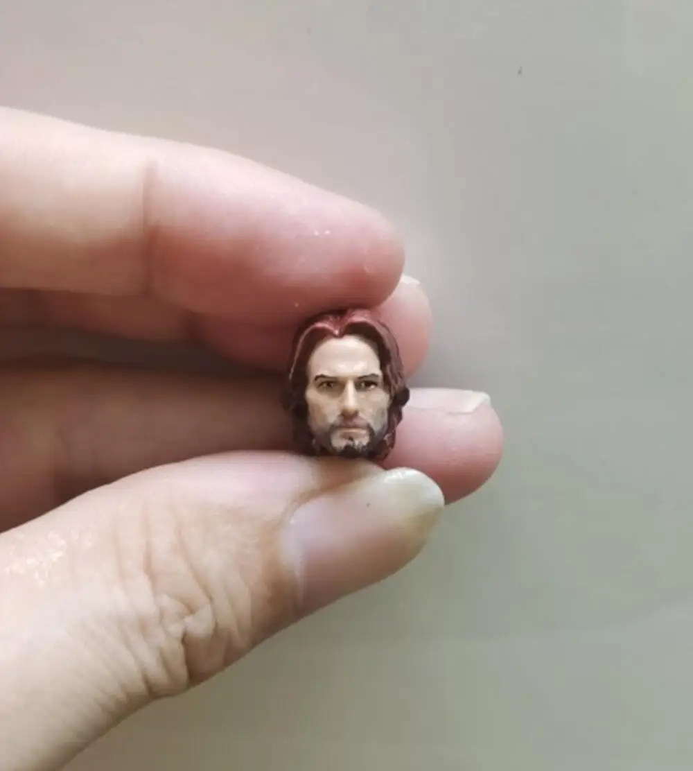 

1/18 Scale Head Carving Tom Cruise Male Model PVC Suitable For 3.75Inch Action Figure Body Doll