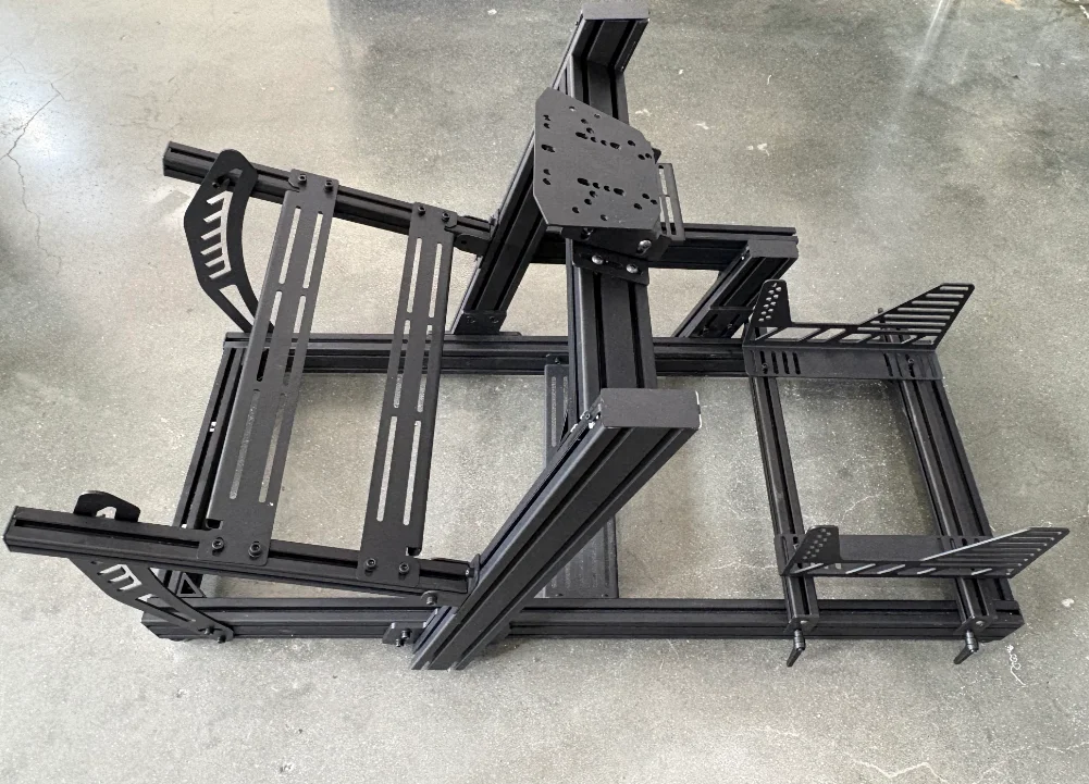 Customized Aluminum Profiles  And  T Slot Frame Kit For Racing Simulator Rig 4080 40120 40160 Aluminium Frames Simulator