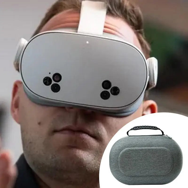 Portable Headset Organizer Bag Travel Bag Carrying Case Storage Bag EVA Bag VR Headset Protective Case Portable Bag Storage