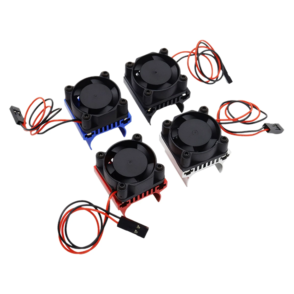 

RCGOFOLLOW Racing Upgrade Parts Motor Heat Sink Cooling Blower Fan Motor Radiator for Trxs 1/18 TRX4M TRX-4M Defender Bronco