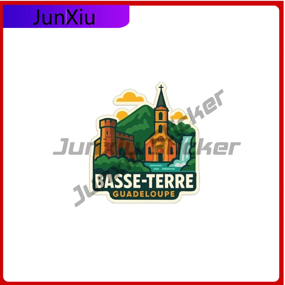 

Basse-terre Guadeloupe Sticker Motocross Bumper Window Phone Vinyl Decorative Decal Rv Scratch-proof Exterior Stickers Suv Cars