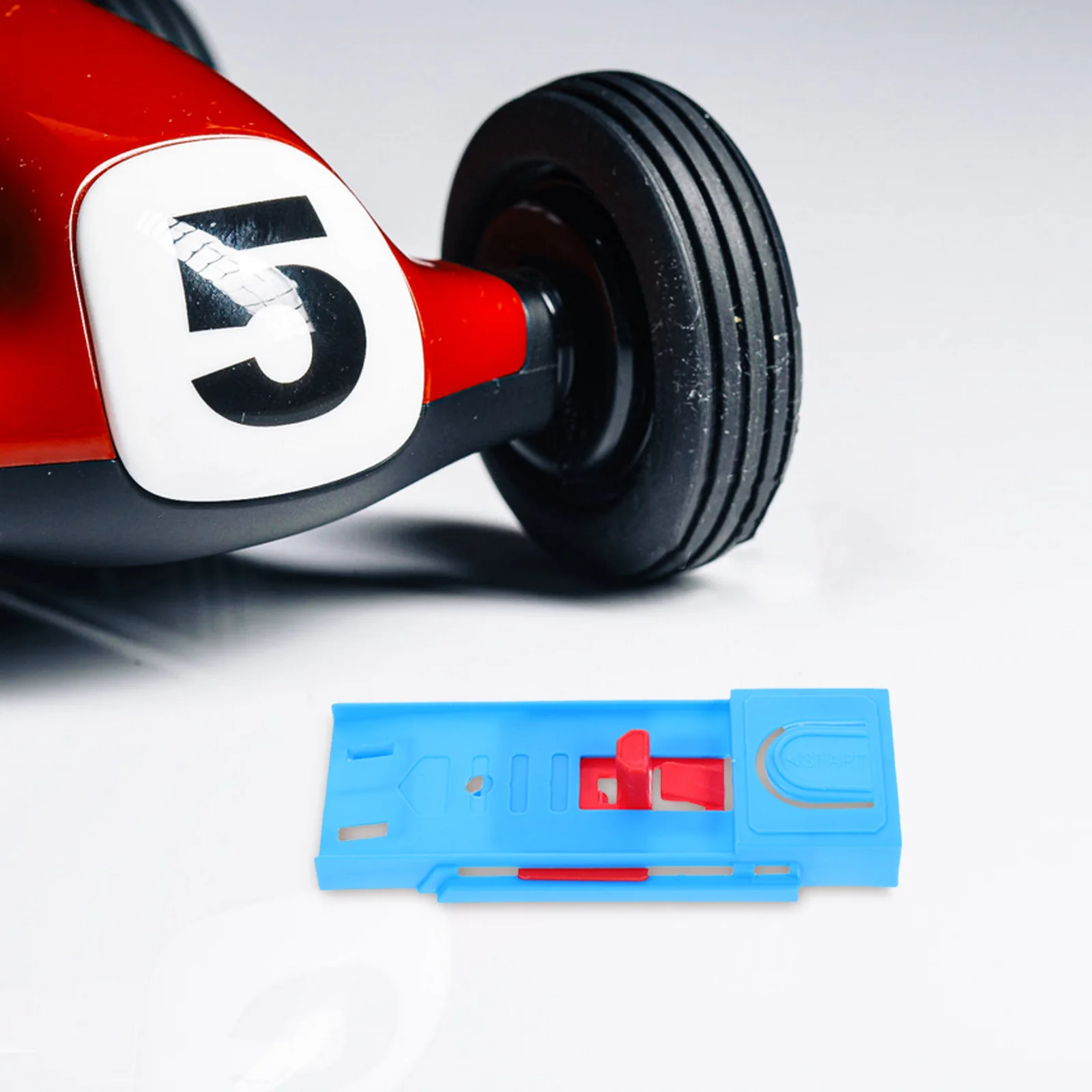 6Pcs Mini Race Car Launcher for Children Easy Portable and Lightweight Racing Track Accessory Race Car Party Favors