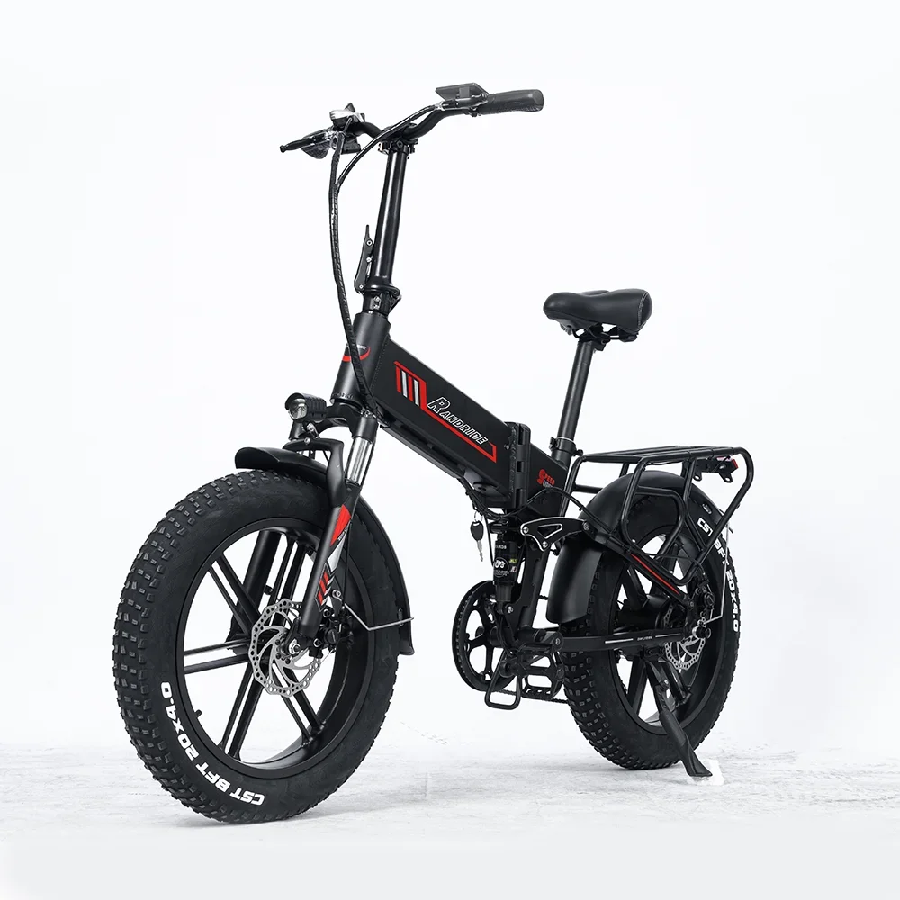 YX20M Electric Bike 1000W Motor 20*4.0'' Fat Tires E-Bike 45km/h Max Speed 48V 17Ah