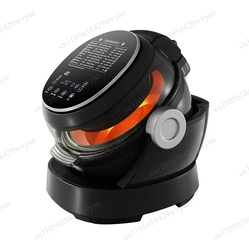 Digital Multifunctional Visible Oil Free Cooking Oven Household Smart Automatic Rolling Air Fryer