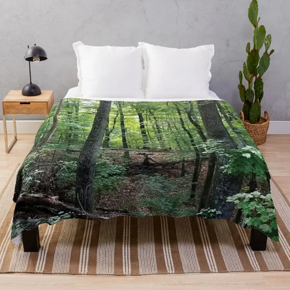 

The Forest is Calling Throw Blanket Loose Blankets Sofas Of Decoration Soft Plaid Blankets