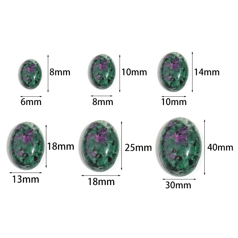 4/6/8/10/13/18/30mm Natural Stone Cabochon Round Semi-precious Cameo Fit DIY Ring Earring Bracelet Jewelry Making Finding