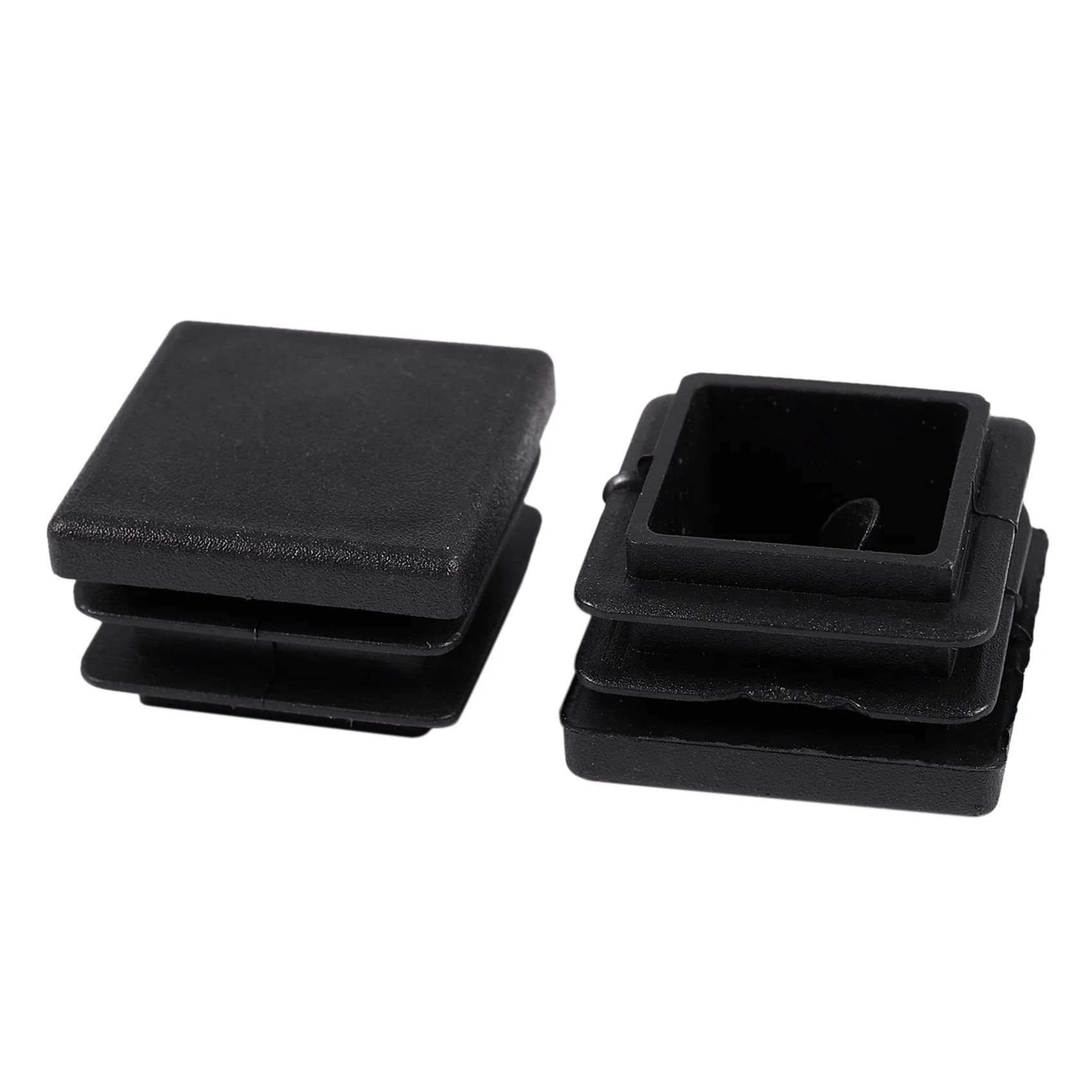 CYGJ-80 peças de tampas de extremidade quadradas de plástico inserções de tubo 25 mm x 25 mm