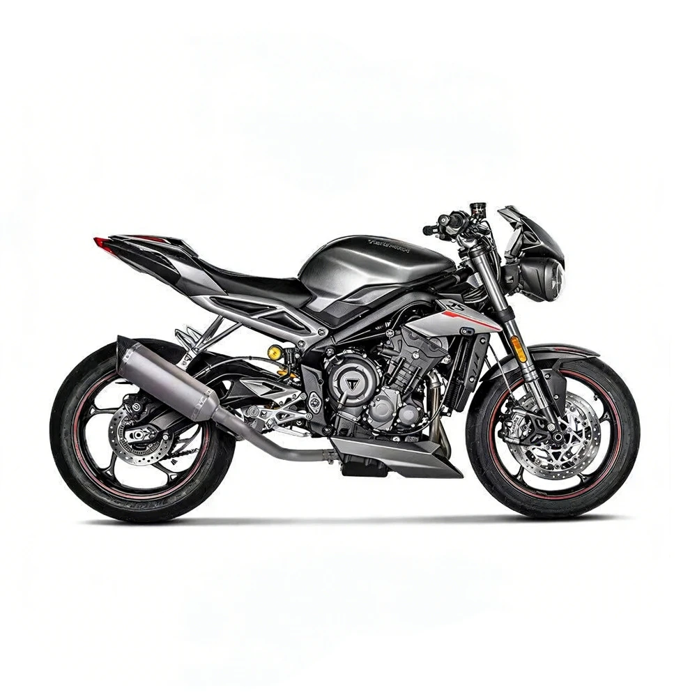 Für Triumph Street Triple 765 17-24 Motorrad-Auspuff Slip-On-Header Verbindungsrohr Auspuffrohre – Detail 4