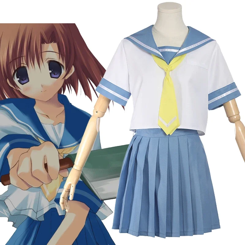 Higurashi When They Cry Cosplay Ryugu Rena Costume Women Sailor Skirts Schoo Uniform Outfit Halloween Carnival Party Suit