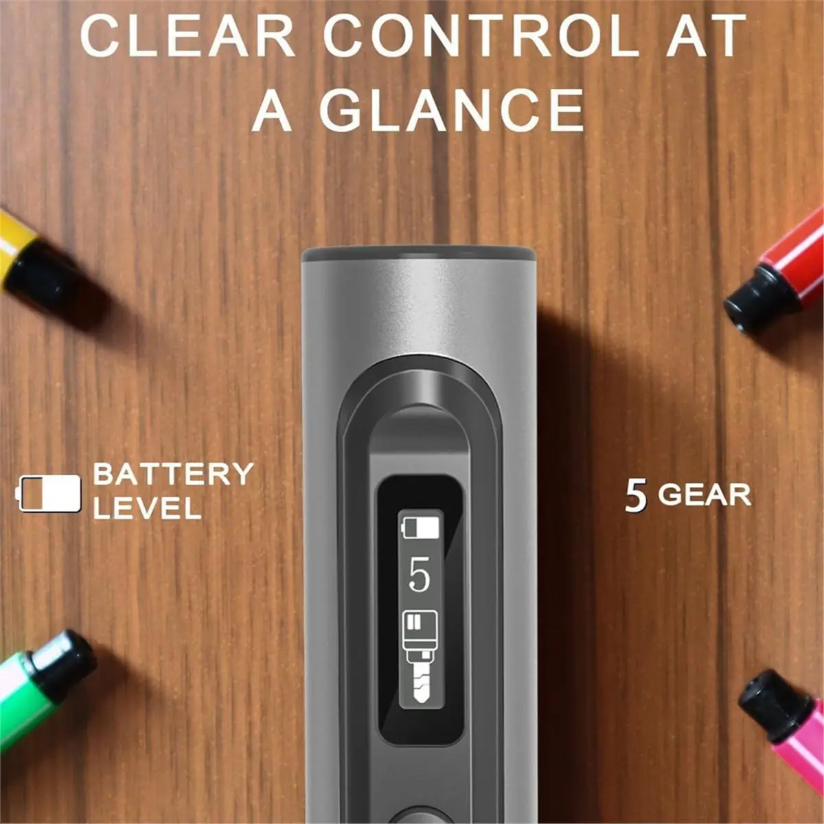 Cordless Engraving Pen Kit 5-Speed Adjustment Mini Wireless Drill for Wood Jewelry Metal Glass Pet Nails File