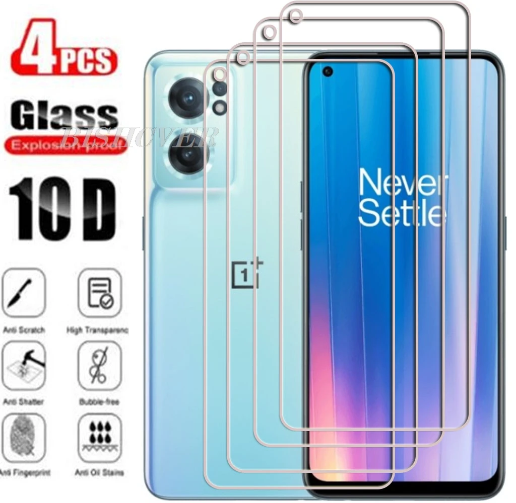

4 шт. закаленное стекло для OnePlus Nord CE 2 5G 6,43 "One Plus NordCE2 CE2 IV2201 защитная пленка для экрана