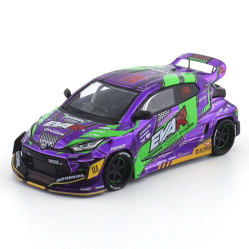 XCARTOYS 1:64 Car Model  S1-07  Yashili Purple-green Spray Paint  Alloy Small Scale Car Toys Gift Decorations