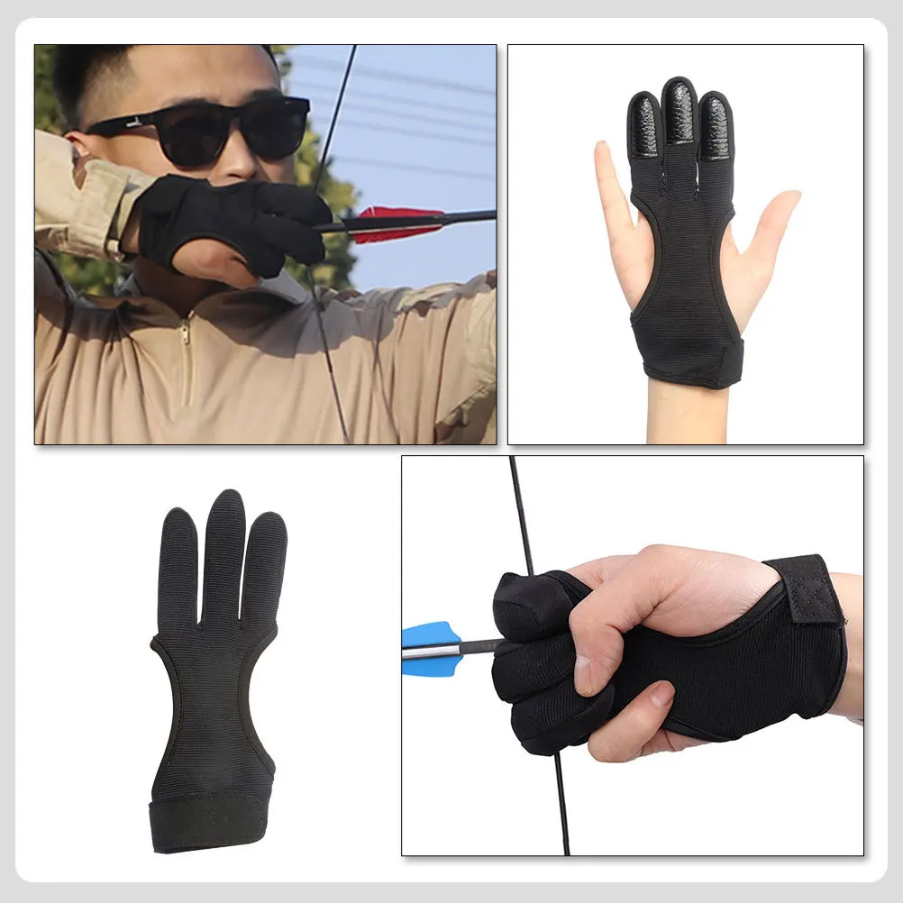 1 قطعة حارس الاصبع قابل للتعديل مقاومة للاهتراء المحمولة للصيد منحني الرياضة في الهواء الطلق والعتاد التبعي
