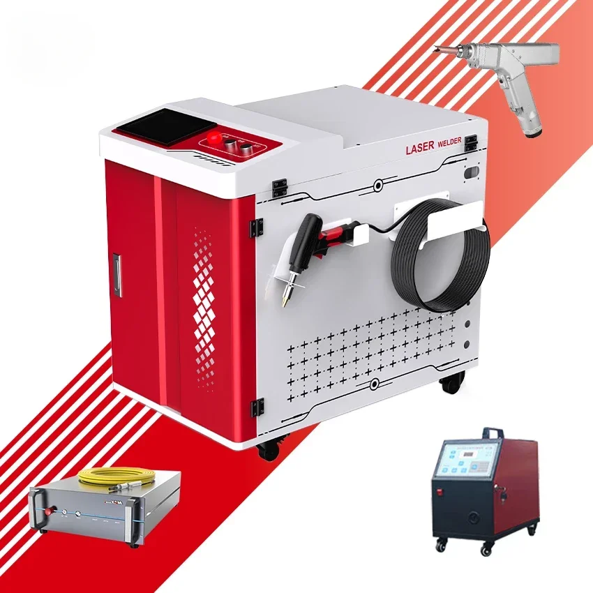Handheld Metal Stainless Steel Carbon Iron Aluminum Copper Brass Fiber  Welding Machine
