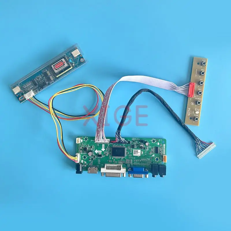 

Для M216H1 M215H1 CLAA215FA03 MNT68676 плата контроллера 2CCFL 1920*1080 LVDS-30Pin DIY Kit DVI VGA HDMI-совместимый ЖК-монитор