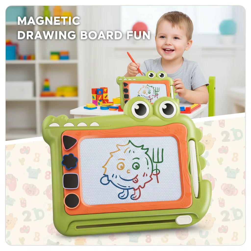 Magnetisch tekenbord voor kinderen WordPad Montessori Educatief speelgoed Graffiti Schrijven Art Board Tool voor creatief speelcadeau voor kinderen