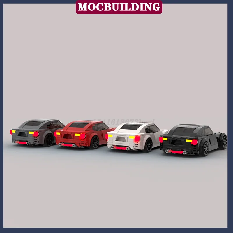 Moc City Car Series Modell Baustein Montage Racing Sportwagen Sammlung Spielzeug Weihnachtsgeschenke