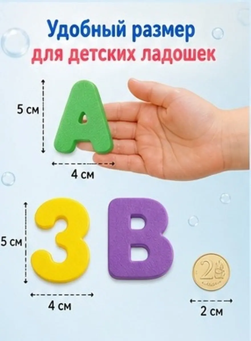 Foam Alphabet and Number Bath Set for Kids – Educational Shower Toy with Colorful Clear Shapes, Safe & Premium