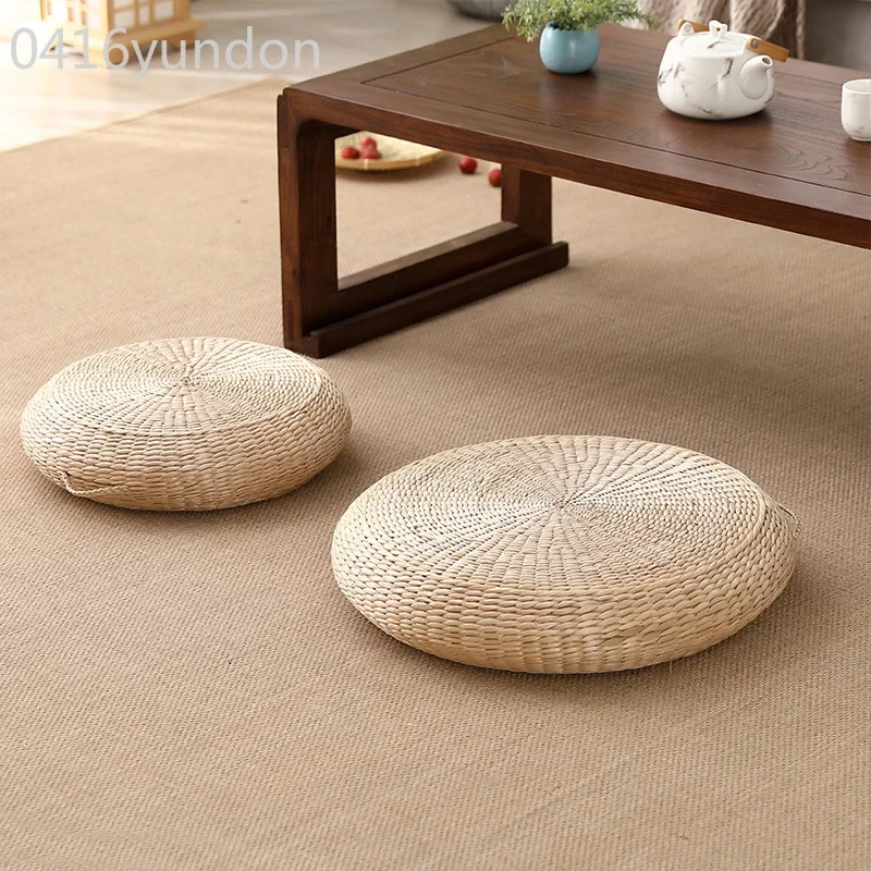 

Straw seat cushion Tatami mat Meditation Buddha meditation Pudong grass mat Rattan bay window mat