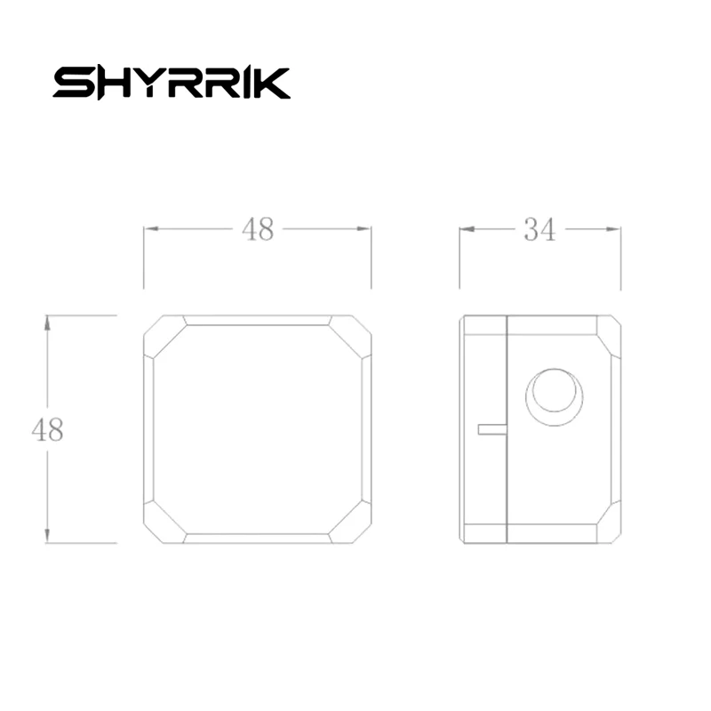 Shyrrik Acrylic Flow Meter G1/4 Thread Water Cooling System Coolant Filter Computer Cooler Fittings 3-Way Holes B-FMPA-MOG-DZ - view 6