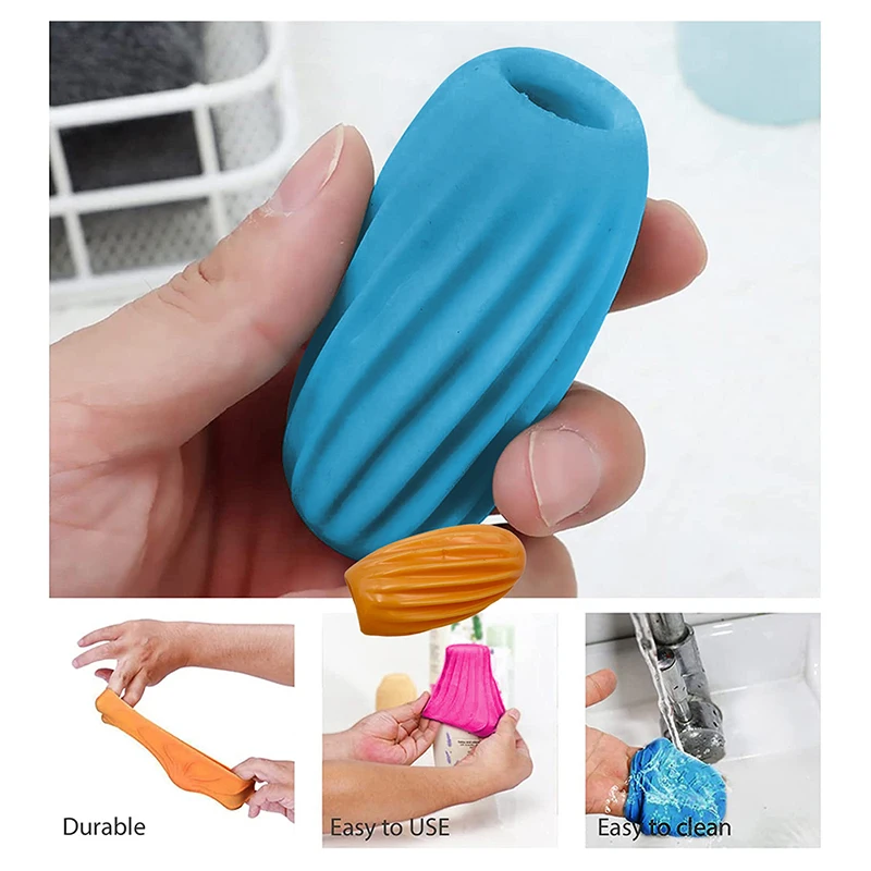 Travel Leak Proof Elastic Sleeve Reusable Toiletry Covers Prevent Liquid Leaking Shampoo Bottles Cosmetics Leak Proof Sleeve