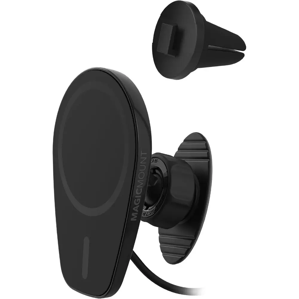 

Magnetic Phone Holder or Car Board/Vent, 15W Wireless Car Phone Stand, Hands-free Cell Phone Mount Compatible with iPhone 17/16/