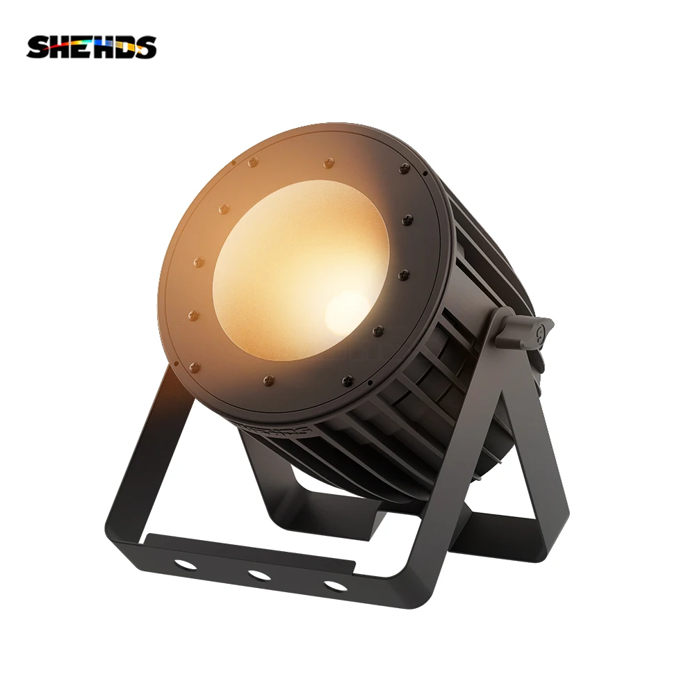 SHEHDS New Version LED 200W Cool&Warm White 2in1 COB Silent Fan Light New Aluminum Frosted Material Lens for DJ Bars Clubs