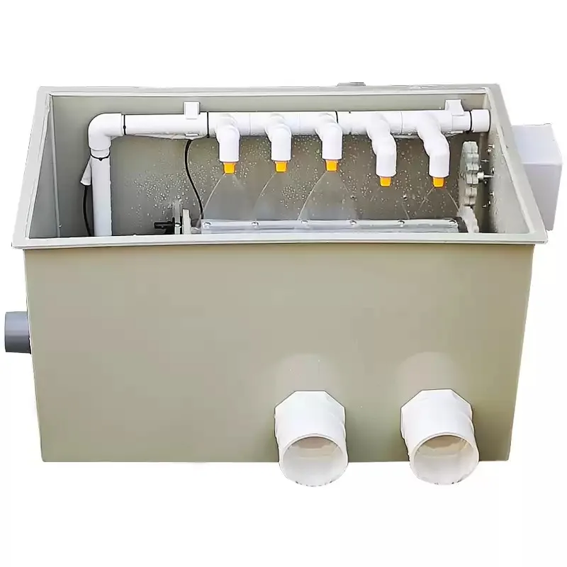 Auto Backwash Rotary Drum Micro Filter Waste Separation Device Removable Filter Cotton For Fish Pond