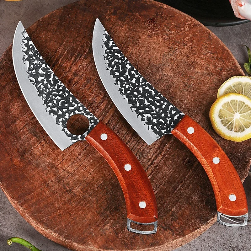 Stainless Steel Handmade Forged Knife Boning Knife Kitchen Chef Knives Fish Knifes Cutter Meat Cleaver