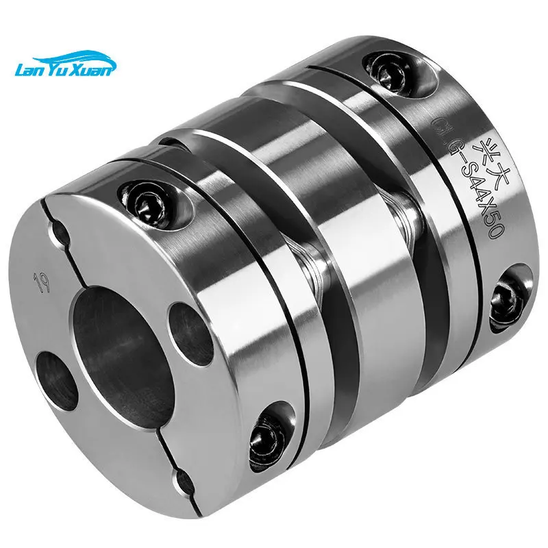 

Xingda CLG-S stainless steel double diaphragm clamping coupling large torque elastic servo motor