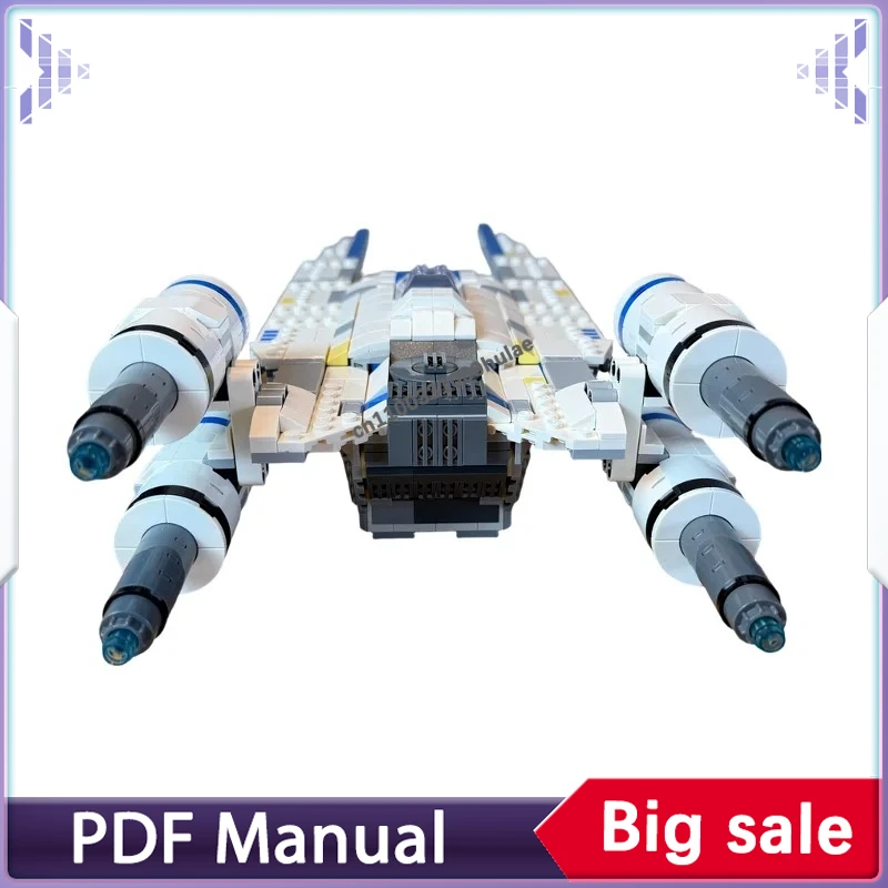 

Большой конструктор MOC: Боевой корабль U-Wing и транспорт для войск, 2x набор для сборки самолетов и транспортных средств на заказ