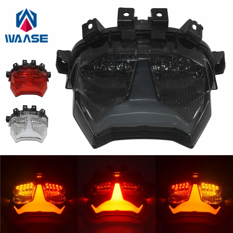 

waase для Yamaha MT-09 SP MT09 V4 2024 2025 E-Mark задний фонарь стоп-сигналы поворота встроенный светодиодный стоп-сигнал