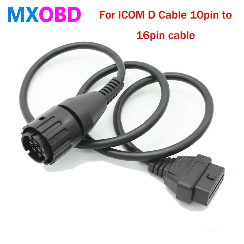 

OBD2 Diagnostic Cable For BMW ICOM D Cable Motorcycles Cable Motobikes Diagnostic 10 Pin Adaptor to 16pin ICOM A3 A2 tool