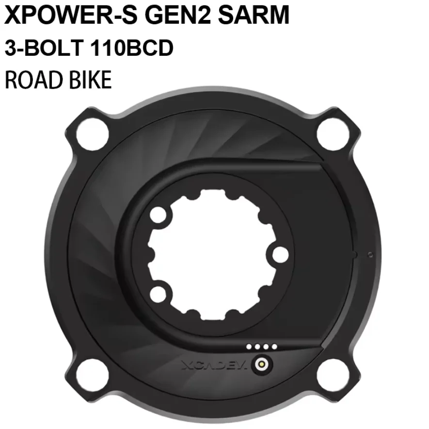 

XCADEY-medidor de potencia XPOWER-S Road Bicycle Spider Power Meter SRAM ROTOR RaceFce Crank Chainring 3-Bolt 110BCD