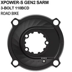 XCADEY-medidor de potencia XPOWER-S Road Bicycle Spider Power Meter  SRAM ROTOR RaceFce Crank Chainring 3-Bolt 110BCD