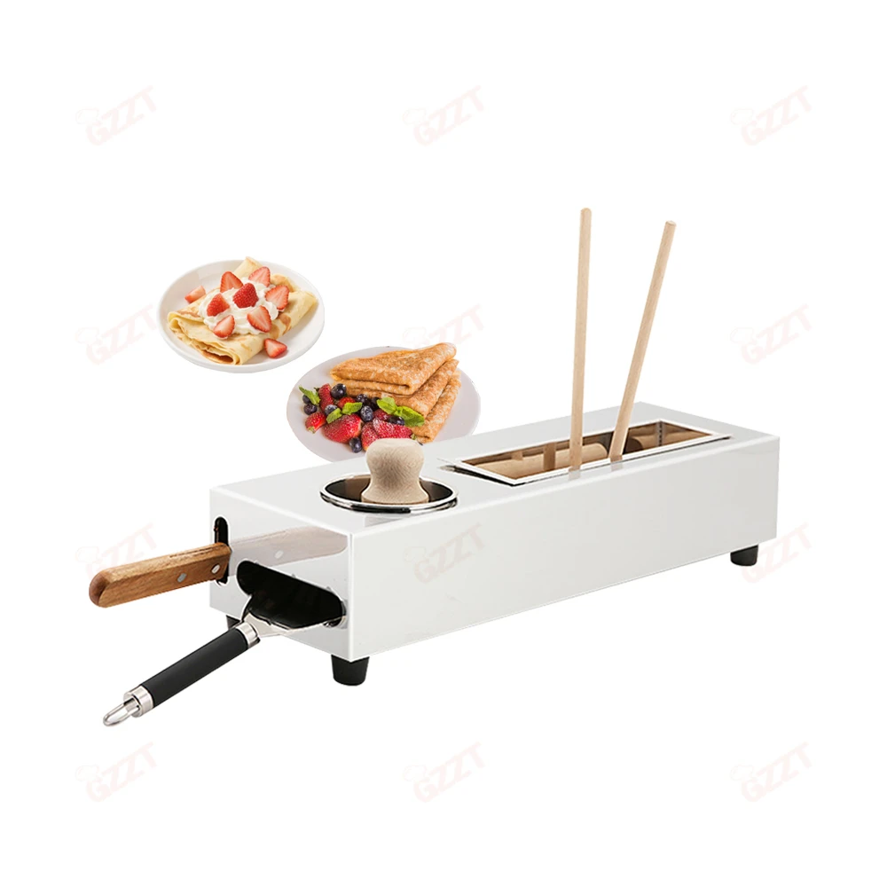 

2026, New modelHigh Quality Stainless Steel Scraper Spatula Crepe Spreader for Sale Crepe Tool Storage Box