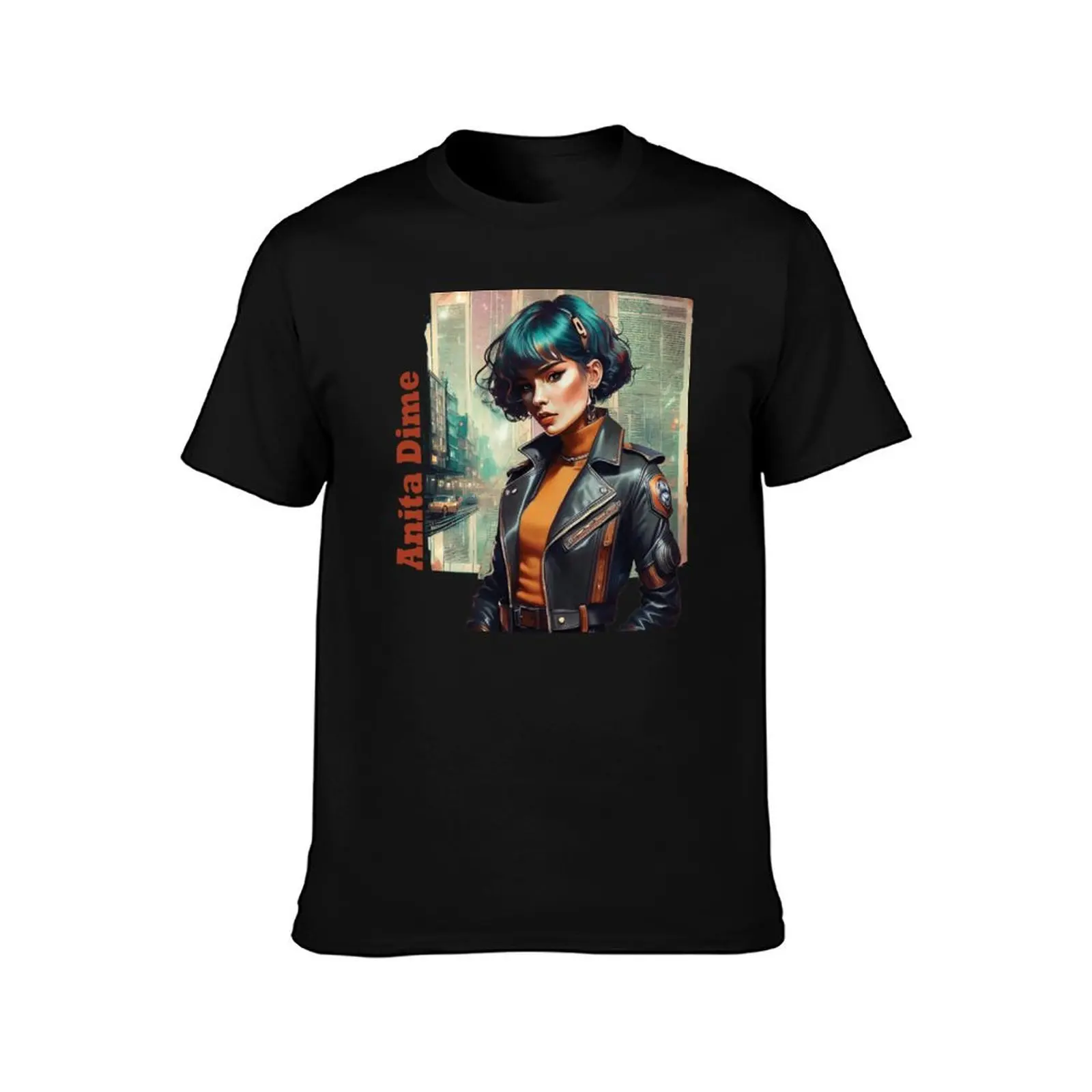 Anita Dime (text orange) T-Shirt Funny t-shirts clothes luxury clothes men