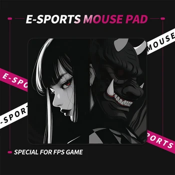 Gaming balance e-sports mouse pad game professional premium Oni gaming mousepad ultra-thin surface anime computer mouse mat carpet