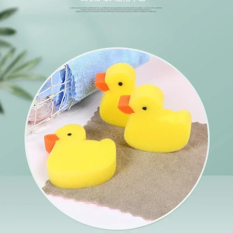 Baby Bath Sponge Children Animal Shape Sponge Wipe Newborn Cartoon Duck Bath Towel Baby Supplies Bath Baby Stuff