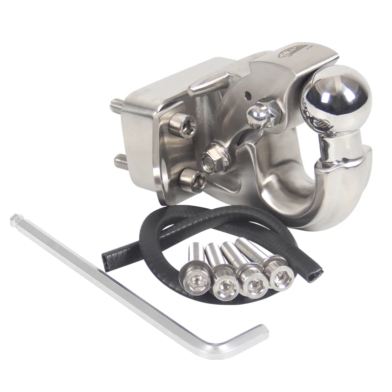 Patrol Y62 stainless steel European style Trailer hook with Integrated trailer ball trailer hitch