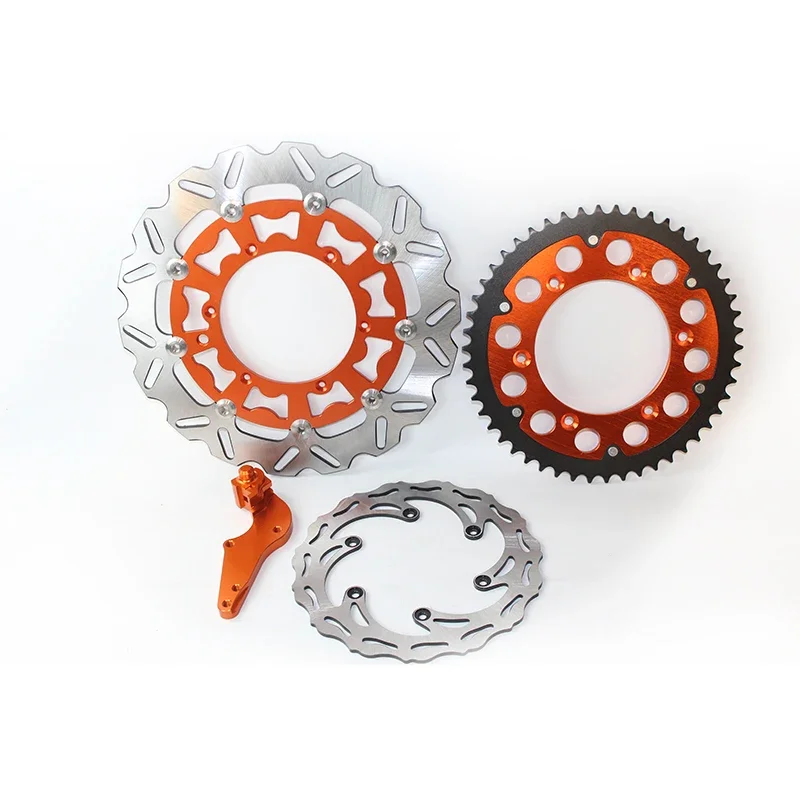 2023 Thicken Oversize 320mm Motorcycle Front Brake Disc Adapter Rear Disc Rear Sprocket Kits