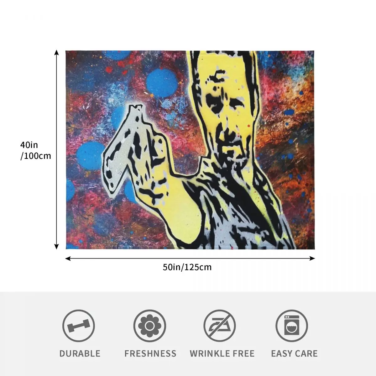 Rick Grimes Throw Blanket Loose Designers Blankets Sofas Of Decoration Weighted Luxury Throw Plaid on the sofa Blankets - view 4