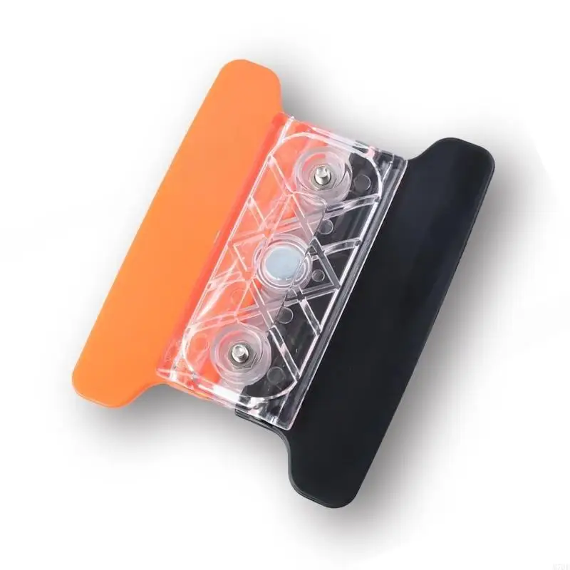 M76E أداة ممسحة مغناطيسية لأغشية نافذة السيارة قابلة للتعديل مع شفرة مزدوجة الجوانب لتطبيق الفينيل