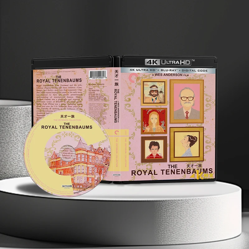 The Royal Tenenbaums (2001) 4K UHD Blu-ray Disc DTS-HD MA 5.1 English Chinese Dolby Vision