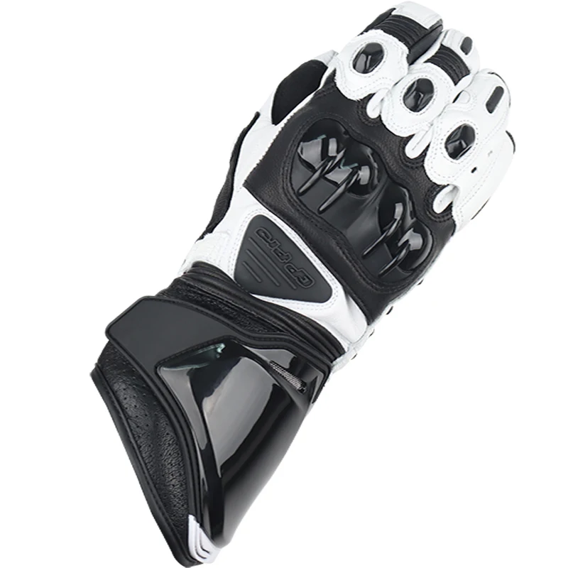 Two-X Gp Pro Motorcycle Leather Long Motorbike Racing Sports Protection Touch Screen Gloves For Men's view 6