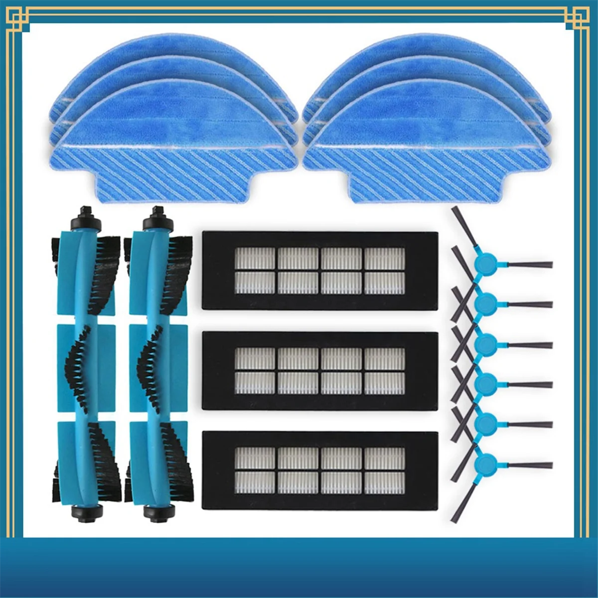 Для 3090, запасные части, аксессуары, основная боковая щетка, фильтр Hepa, аксессуары для швабры