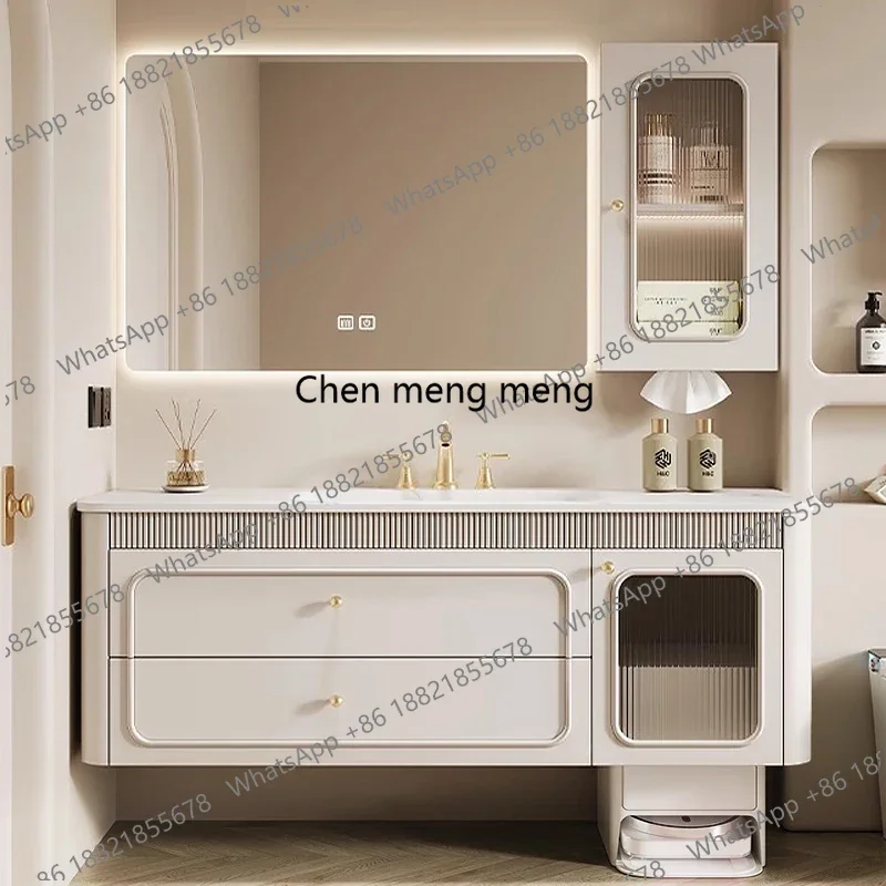 New arrive Rustic Green Bathroom Cabinet Hanging Modern Space Saving Bathroom Cabinet Storage Mirror Smart Meuble Salle De Bain
