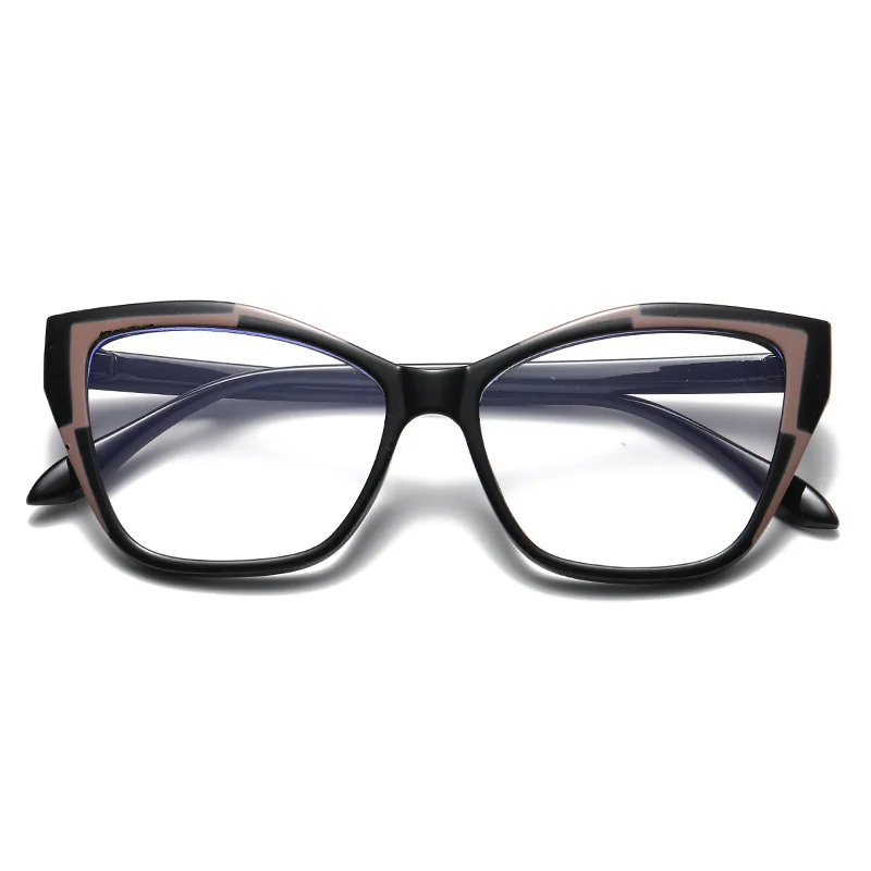 نظارات شفافة مضادة للضوء الأزرق للنساء ، نظارات بصرية ، نظارات أنيقة للسيدات ، مصمم العلامة التجارية