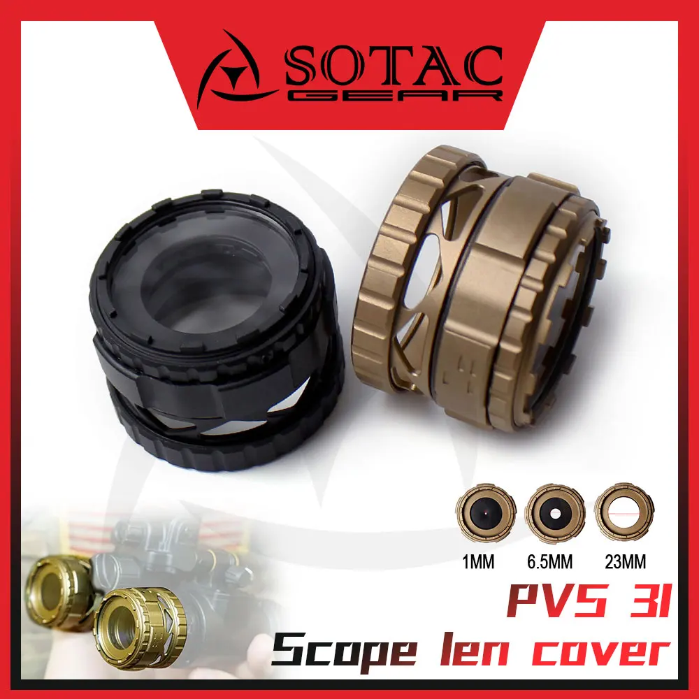 

NVG Focus Cover Adjustable Scope Cap Aperture with Len Protector for PVS31 Metal Night Vision of Protect Cover