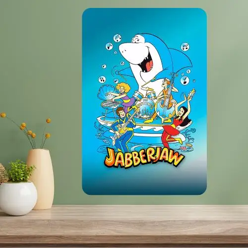 Affiche métallique de la série télévisée classique Jabberjaw